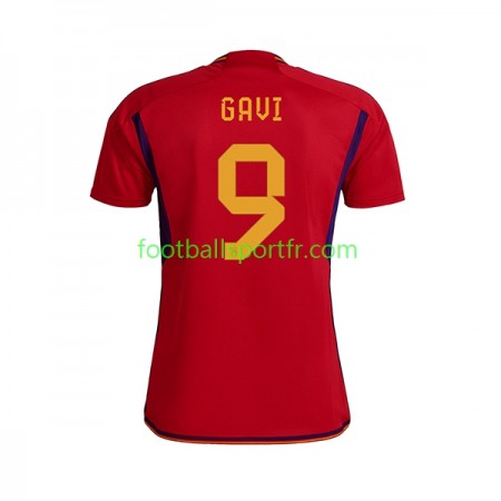Tenue Espagne Gavi 9 Domicile World Cup 2022 Maillot de Foot